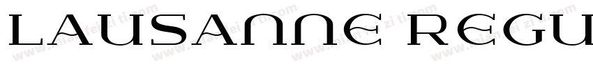 Lausanne Regular字体转换